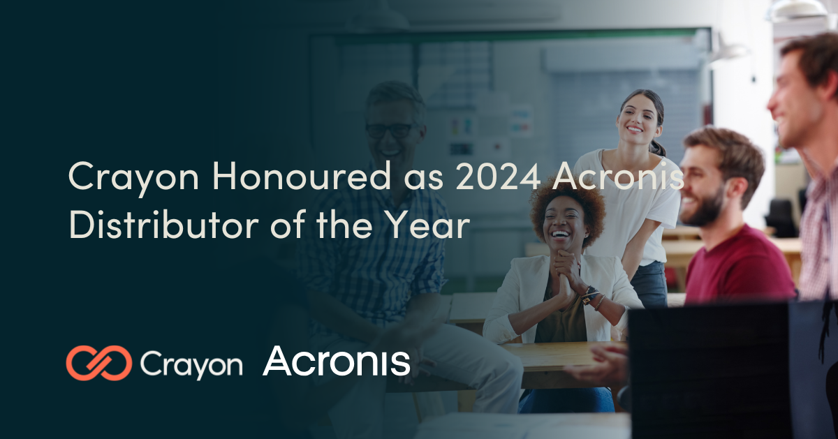 Crayon Honoured as 2024 Acronis Distributor of the Year, Recognising Partner Success Strategy and Regional Impact